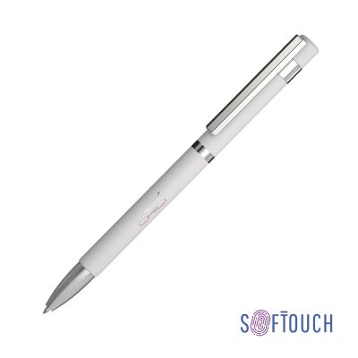 Ручка шариковая Mars, покрытие soft touch, белый-0