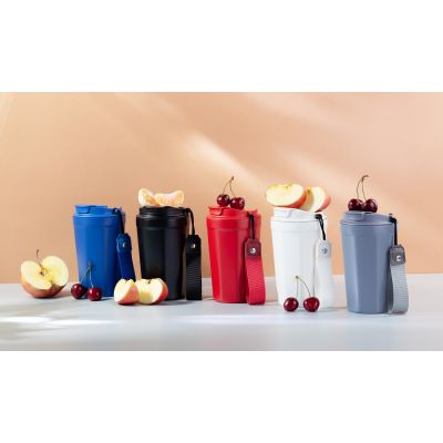 Термостакан Eclipse 400 мл, покрытие пудра, синий, синий-8