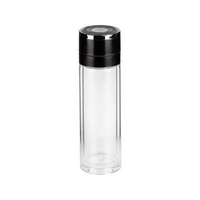 Заварочный термос Press 400 мл, серебристый, черный-0