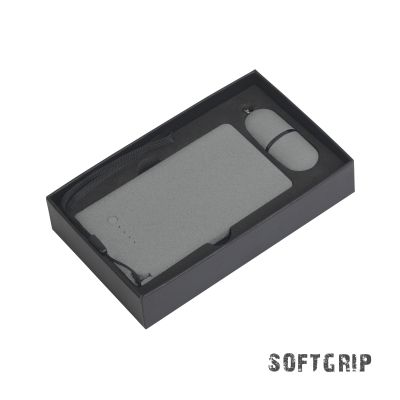 Набор Камень на 2 предмета, 4000 mAh /16Gb, с покрытием soft grip, серый #, серый-0