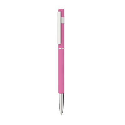 Ручка шариковая Star, покрытие soft touch, розовый-2