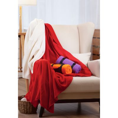 Плед Байкал, красный-4