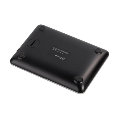 Беспроводная (15W) зарядная станция Smart Lift с сенсорным подъёмным механизмом, часами и ночной подсветкой, черный с серебристым-7