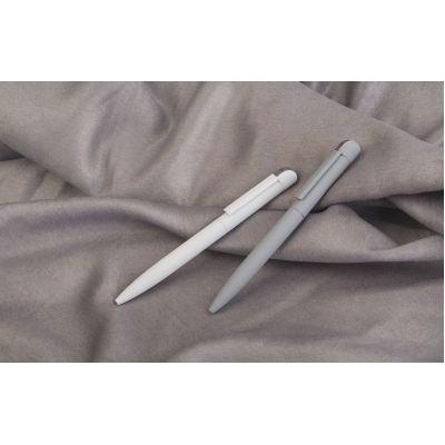 Ручка шариковая Jupiter, покрытие soft touch, серый-1