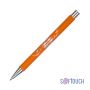 Ручка шариковая Aurora, покрытие soft touch, оранжевый