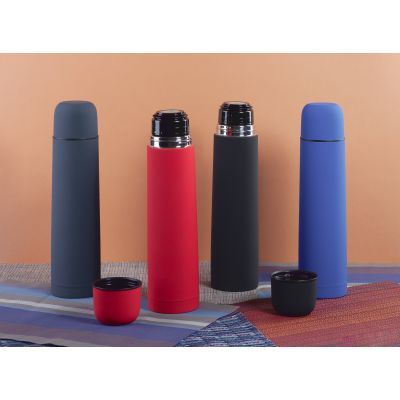 Термос Родос, покрытие soft touch, 1 л., красный-6