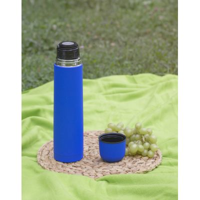 Термос Родос, покрытие soft touch, 1 л., синий-3