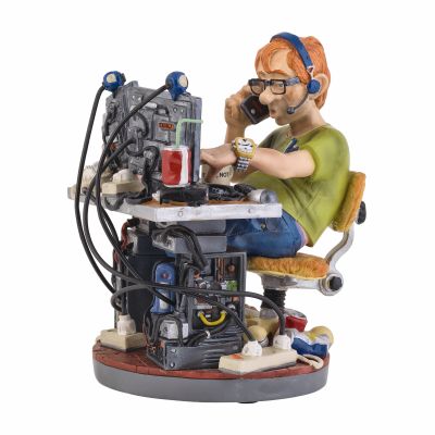 Скульптура Компьютерщик, -0