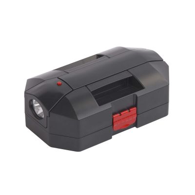 Набор инструментов Профи с фонариком, черный-0