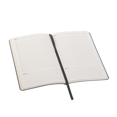 Ежедневник недатированный Альба, формат А5, гибкая обложка, черный-4