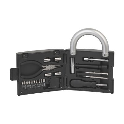 Набор инструментов Замок, черный с серебристым-3