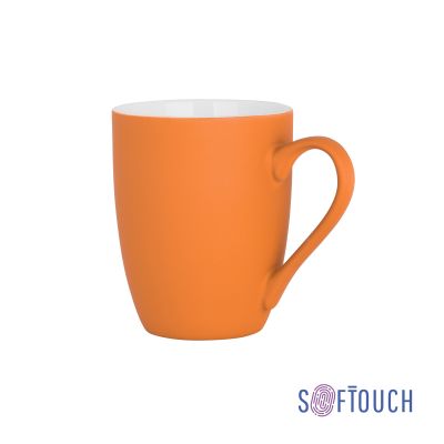 Кружка Trend, покрытие soft touch, оранжевый-0