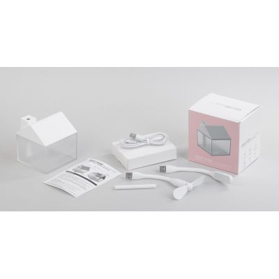 Увлажнитель воздуха Sweet home c лампой и вентилятором, белый-4