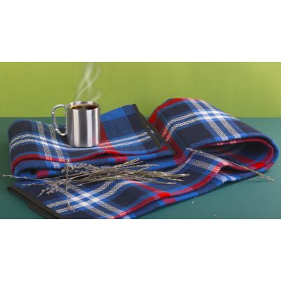 Плед для пикника Шотландия, синий-5