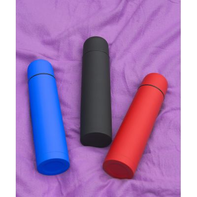 Термос Родос, покрытие soft touch, 1 л., красный-4