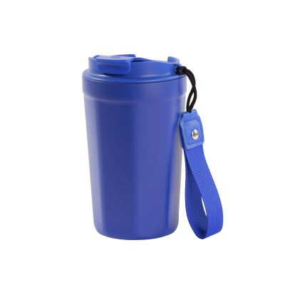 Термостакан Eclipse 400 мл, покрытие пудра, синий, синий-0