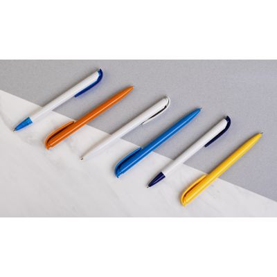 Ручка шариковая JONA, белый с красным-2