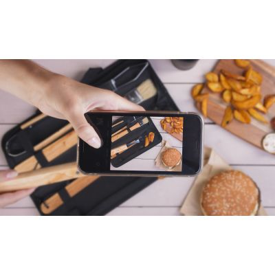 Набор для барбекю Смак, черный-1