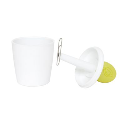 Держатель для бумаг Эко, белый/светло-зеленый-1