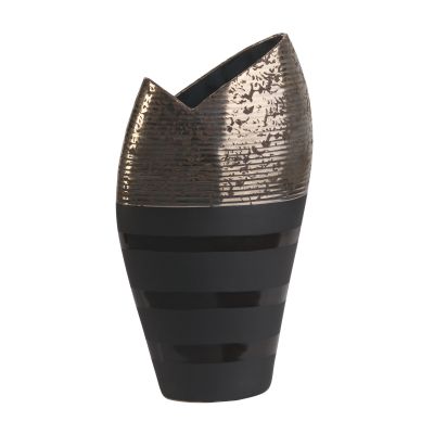 Ваза Евростиль, коричневый-0