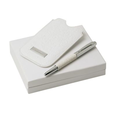 Набор (чехол для телефона, ручка перьевая), -0