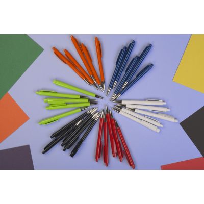 Ручка шариковая ZENO M, красный, темно-синий-2