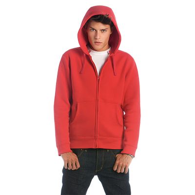 Толстовка мужская на молнии Hooded Full Zip/men, красный-0