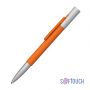 Ручка шариковая Clas, покрытие soft touch, оранжевый