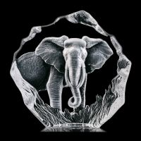 Скульптура Слон, прозрачный