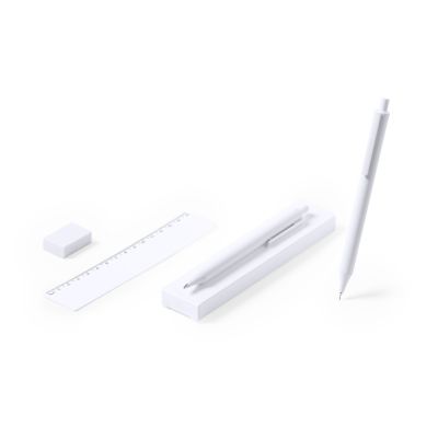 Набор Combo канцелярских принадлежностей с антибактериальной защитой, белый-2