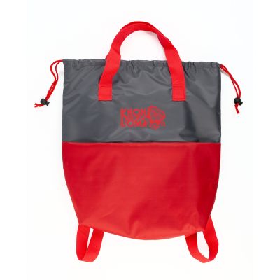 Сумка-рюкзак Carry, серый с бирюзовым, серый с красным-5