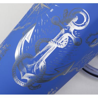 Термостакан Calypso 500 мл, покрытие soft touch, синий-3