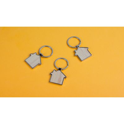 Брелок Home, натуральный-1