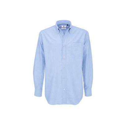 Рубашка мужская с длинным рукавом Oxford LSL/men, голубой-1