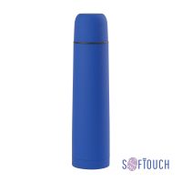 Термос Родос, покрытие soft touch, 1 л., синий