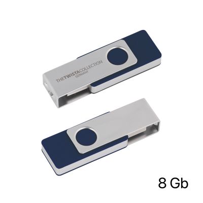 Флеш-карта TWISTA softgrip MS, 8Гб, темно-синий-1