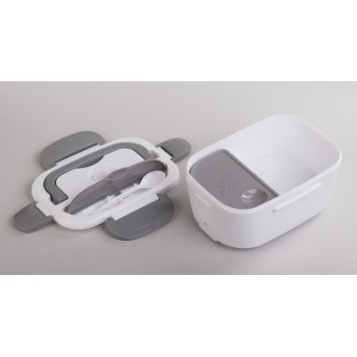 Ланч-бокс Hot box с функцией подогрева, серый-3