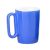 Кружка керамическая Calypso 250 мл, синий с белым Кружка керамическая Calypso 250 мл, синий с белым