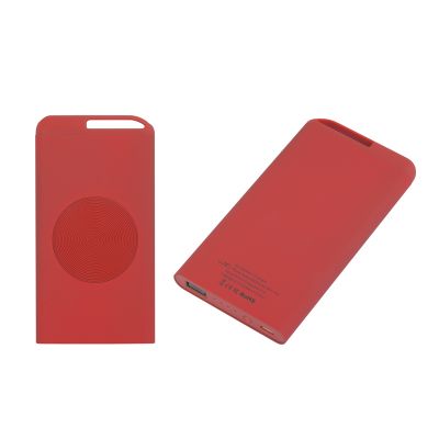 Беспроводное зарядное устройство Theta Wireless, 4000 mAh, красный-1
