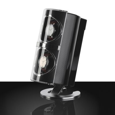 Шкатулка для часов с подзаводом, черный-0