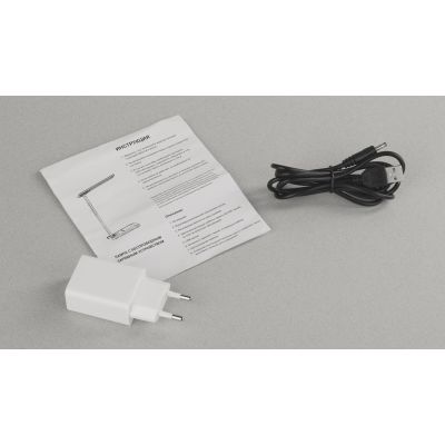 Лампа с беспроводным зарядным устройством High Light, черный-5