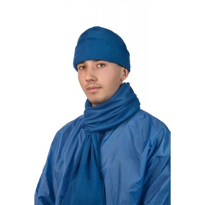 Шапка флисовая, синий-1