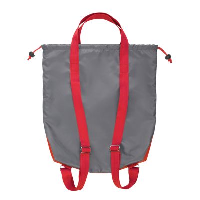 Сумка-рюкзак Carry, серый с бирюзовым, серый с красным-3