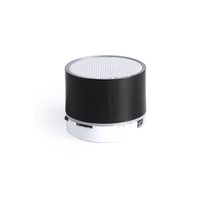 Bluetooth колонка Party с подсветкой логотипа, черный-0