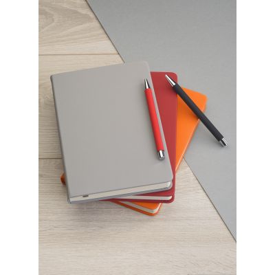 Ручка шариковая Aurora, покрытие soft touch, черный-1