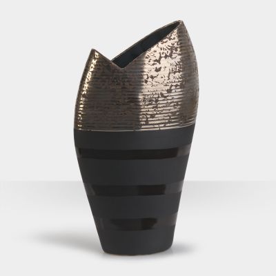 Ваза Евростиль, коричневый-1