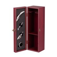 Набор винный Салют в подарочной коробке, бордо