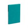 Ежедневник недатированный Аскона, формат А5, черный, бирюзовый