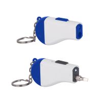 Брелок-мультиинструмент, синий с белым