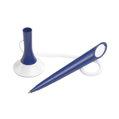 Ручка шариковая MEMO LEVISTOR CORD, синий с белым-1